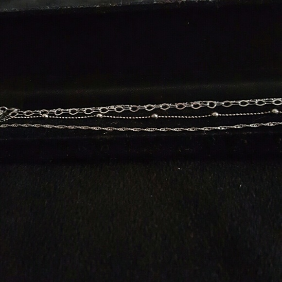 Set of 4 silver bracelets - Picture 3 of 3