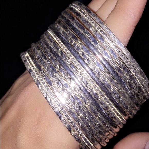 Silver Bangles