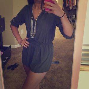 Army Green Romper