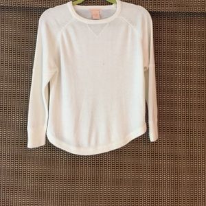 Plain white sweater