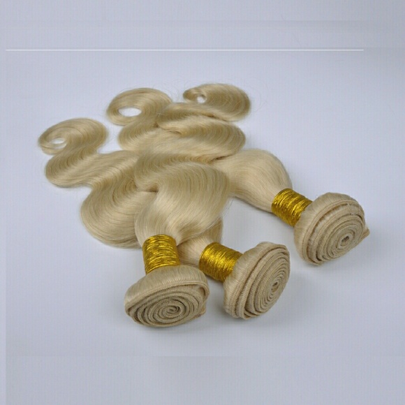 18,20,20 inches Blonde Brazilian Hair