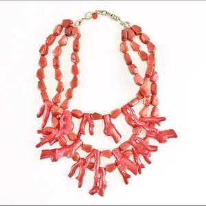 Red coral necklace!