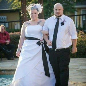 White wedding dress