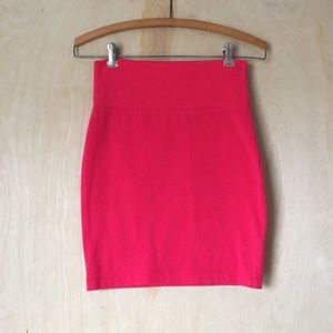 Pink Bodycon Skirt