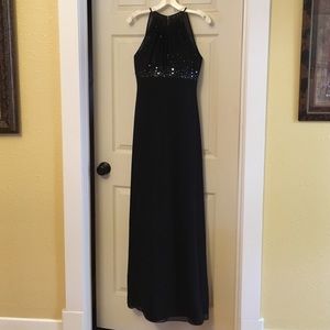 Black bridesmaid dress
