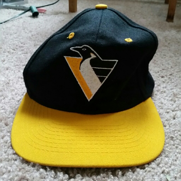 vintage pittsburgh penguins hat
