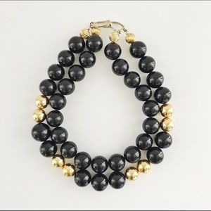 Black and Gold Necklace