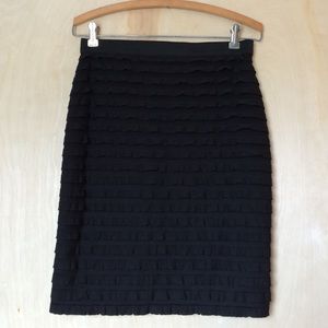 Banana Republic Ruffled Pencil Skirt
