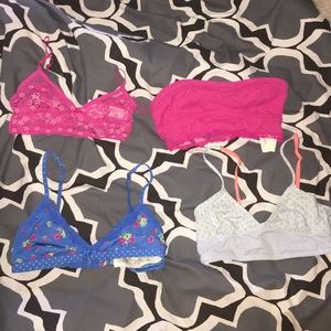 Bundle of Gilly Hicks Bralettes/Bandeaus