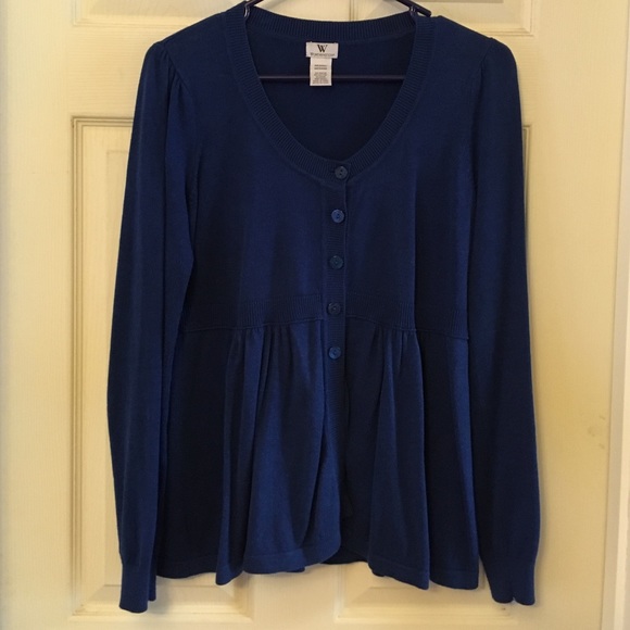 Blue Worthington cardigan sweater