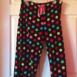 Polka dot pajama pants