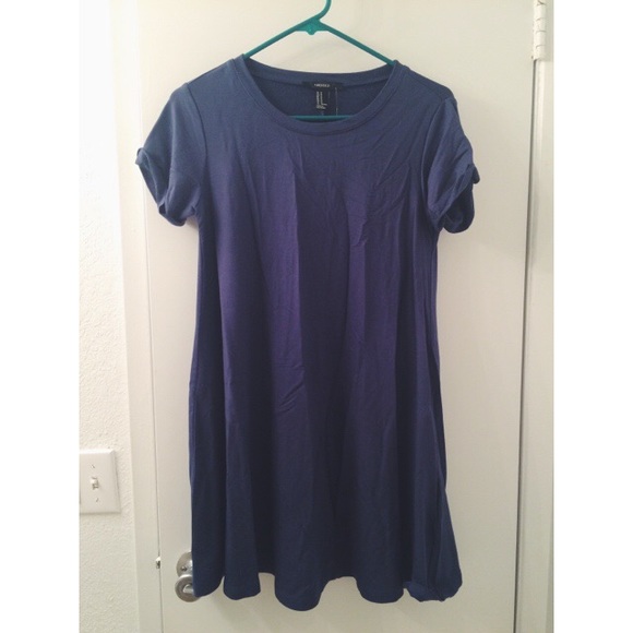 Tshirt Navy Blue Dress