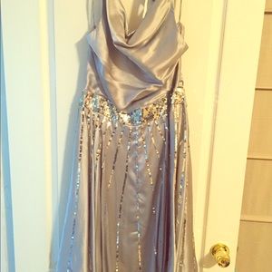 Sequin detailed cocktail dress