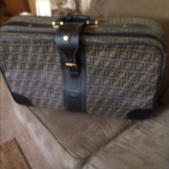 Vintage 1980 authentic FENDI large suitcase