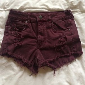 AE High Rise Shorts