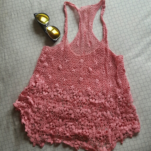🌹Floral Crochet Tank🌹