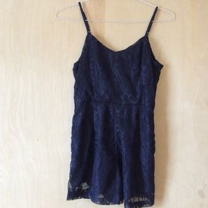 Brand New Forever 21 Romper with Lace Detail