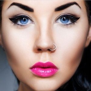 One faux nose hoop!!
