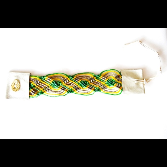 Green/Beige Bracelet