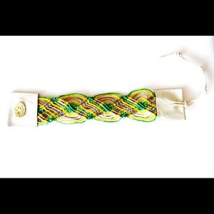 Green/Beige Bracelet