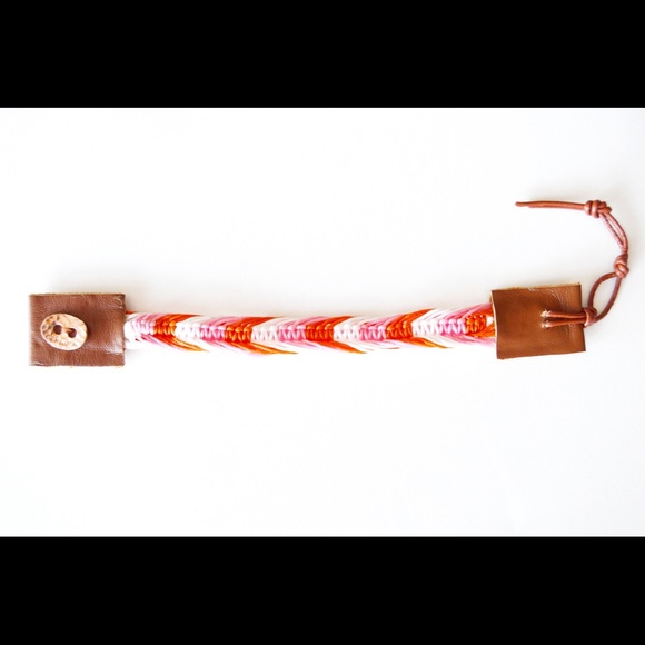 Wrap Bracelet - Pink/Orange