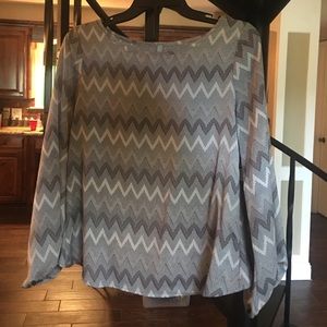Gray chevron shirt