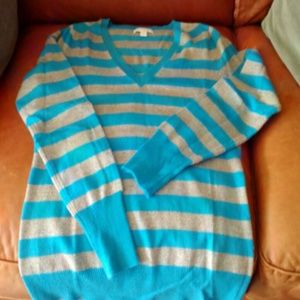 Blue and gold sweater