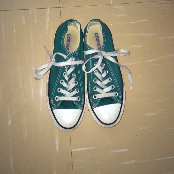 Lightly Used Teal Converse