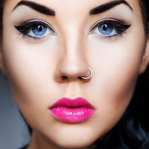 3 faux nose hoops