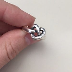 James Avery Heart Knot ring. I think it's a size 6