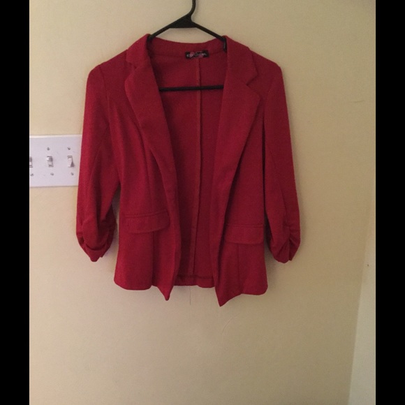 Red blazer