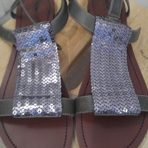 Sequin Sandals