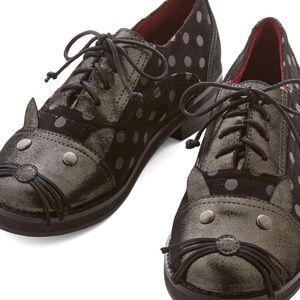 Irregular Choice cat oxfords