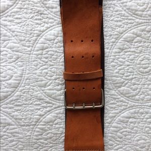 Leather belt