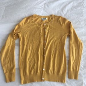 Old Navy - yellow cardigan