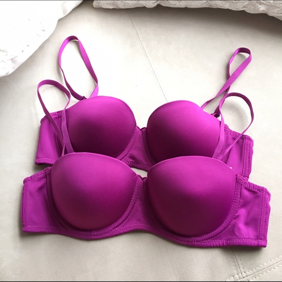 NWT Purple Bra with Removable Straps
