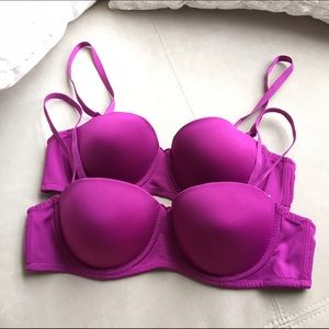 NWT Purple Bra with Removable Straps