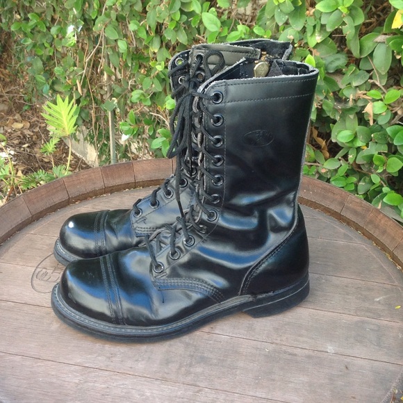 Maxitred Shoes - Leather Combat Boots