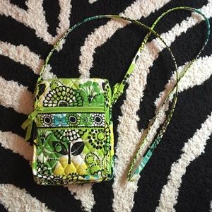 Vera Bradley cross body limes up bag