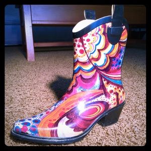 ⬇️Rain Boots Cowboy Crazy
