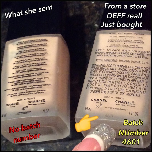 FAKE CHANEL FOUNDATION BEING SOLD - Picture 3 of 3