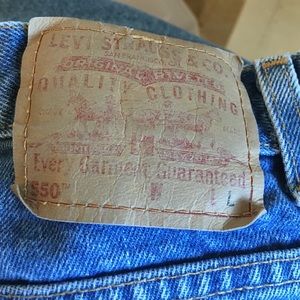 Levi 550 high waist jeans size 12