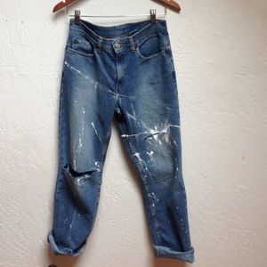Levi's Paint Splatter Jeans