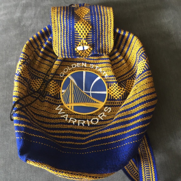 Warriors drawstring backpack