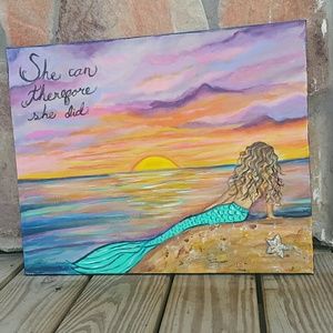 She can therefore she did it