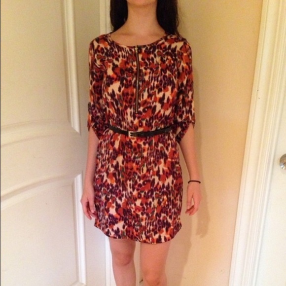 Color print dress