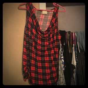 Cute plaided tank!