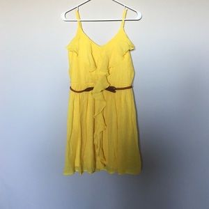 Yellow casual sundress