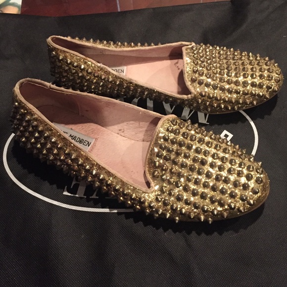 Steve Madden studded loafers