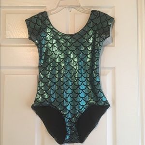 Mermaid Cap Sleeve Bodysuit